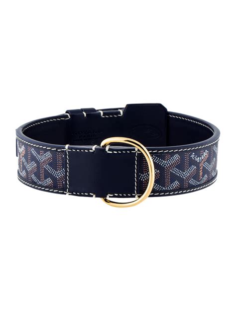 goyard dog collar cost|blue goyardine dog collar.